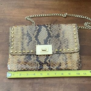 Michael Kors snakeskin purse